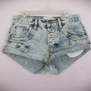 ONETEASPOON Blue Bandits Low Waist Shorts Blue Malt As New! Size S/M